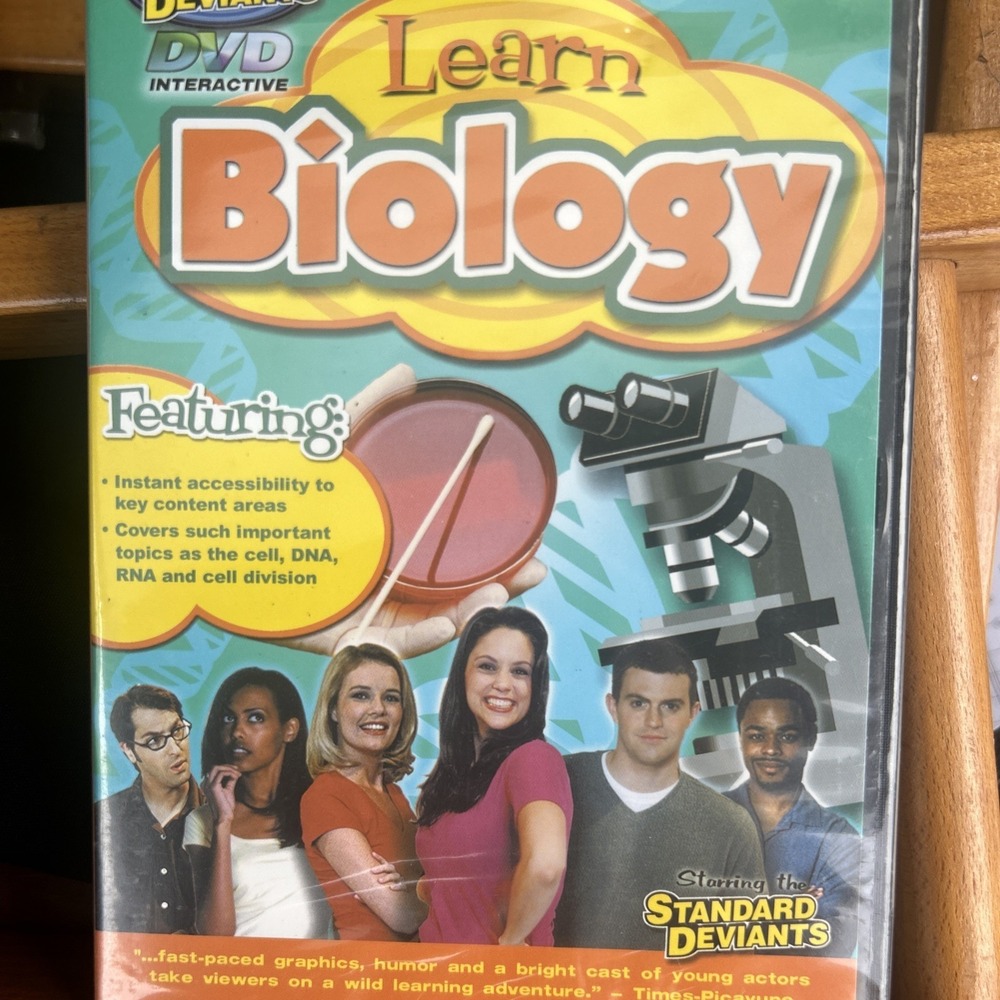 Standard Deviants Learn Biology New Sealed